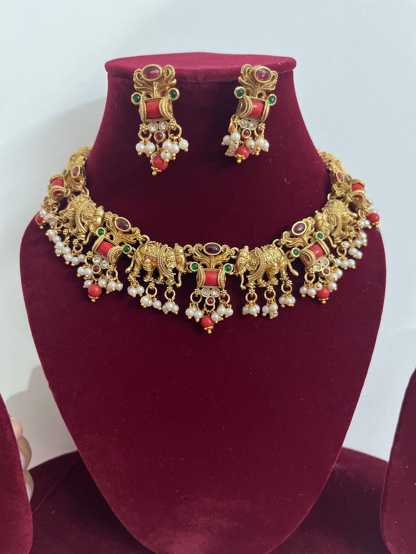Antique Necklace with Royal drops