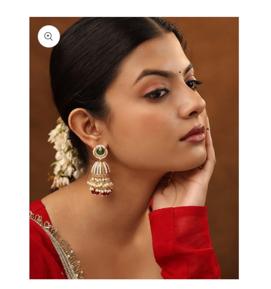 Gulabo Premium Gold Jhumki