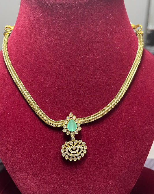 Torquise teardrop Necklace
