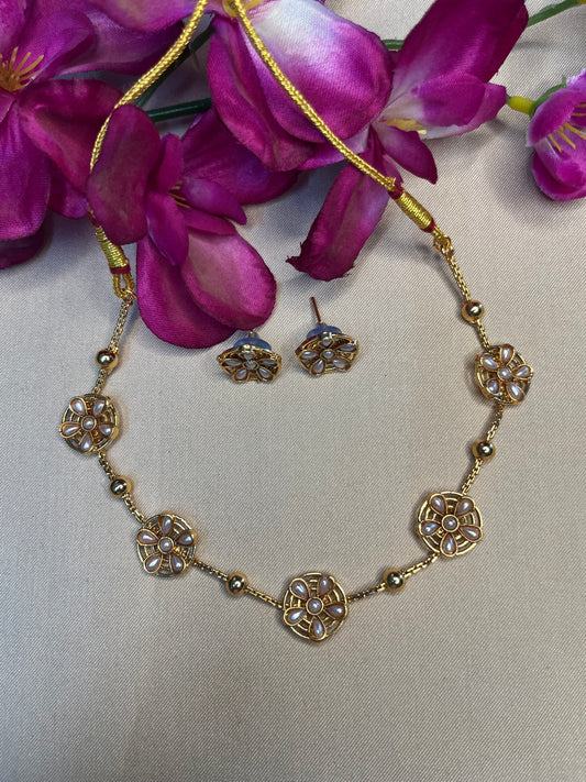 Pear blossom choker