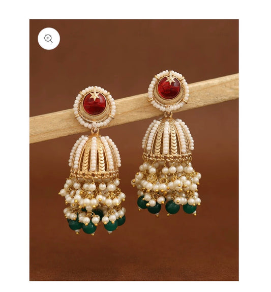 Gulabo Premium Gold Jhumki