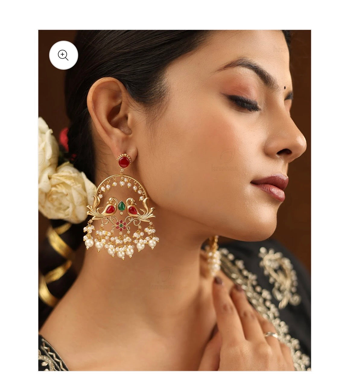 Anandi gold chandbalis