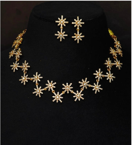 White stone premium choker