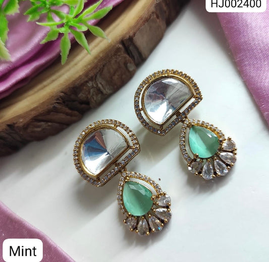 Mint Kundan Necklace