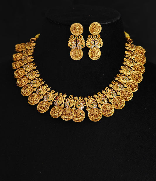 Lakshami Motifs Antique Choker